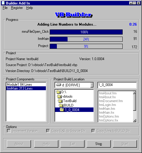 VB Builder Screenshot